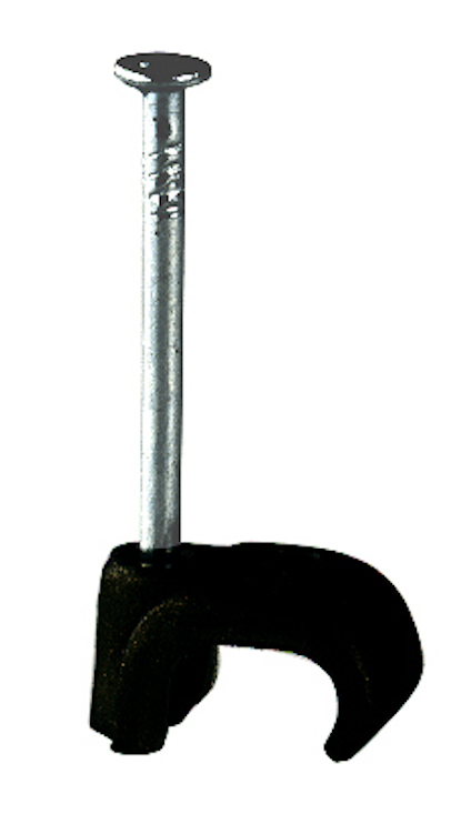 LEDNINGSHÅLL 3X5 OVAL SVART 20ST PÅSE