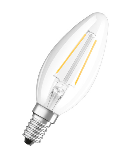 LED-LAMPA KRON (15) E14 KLAR 827 CL B OSRAM
