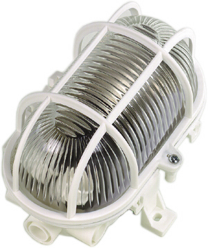 GALLERARMATUR 60W OVAL IP44 PLAST - Gelia