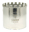 Cylindrisk metallhålsåg med diamantkant och tryckt text “Starrett Diamond Grit” och “1-7/8” 48mm”.