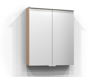 SPEGELSKÅP SAREK PUR EK LED EL2HYLL TVLJ 60X71,6X15,1CM