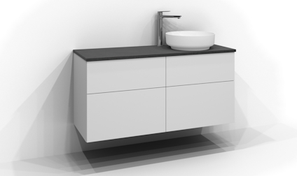 BÄNKSKIVA SKIFFER HÖGER 121X2X46CM