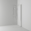 SKÄRMVÄGG SKOGA RAK ALU BLANK KLAR INTHT 97X198X3CM