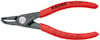 Röd- och svartfärgad låsringstång med texten "KNIPEX 48 21 J11" och "Made in Germany" på handtagen.