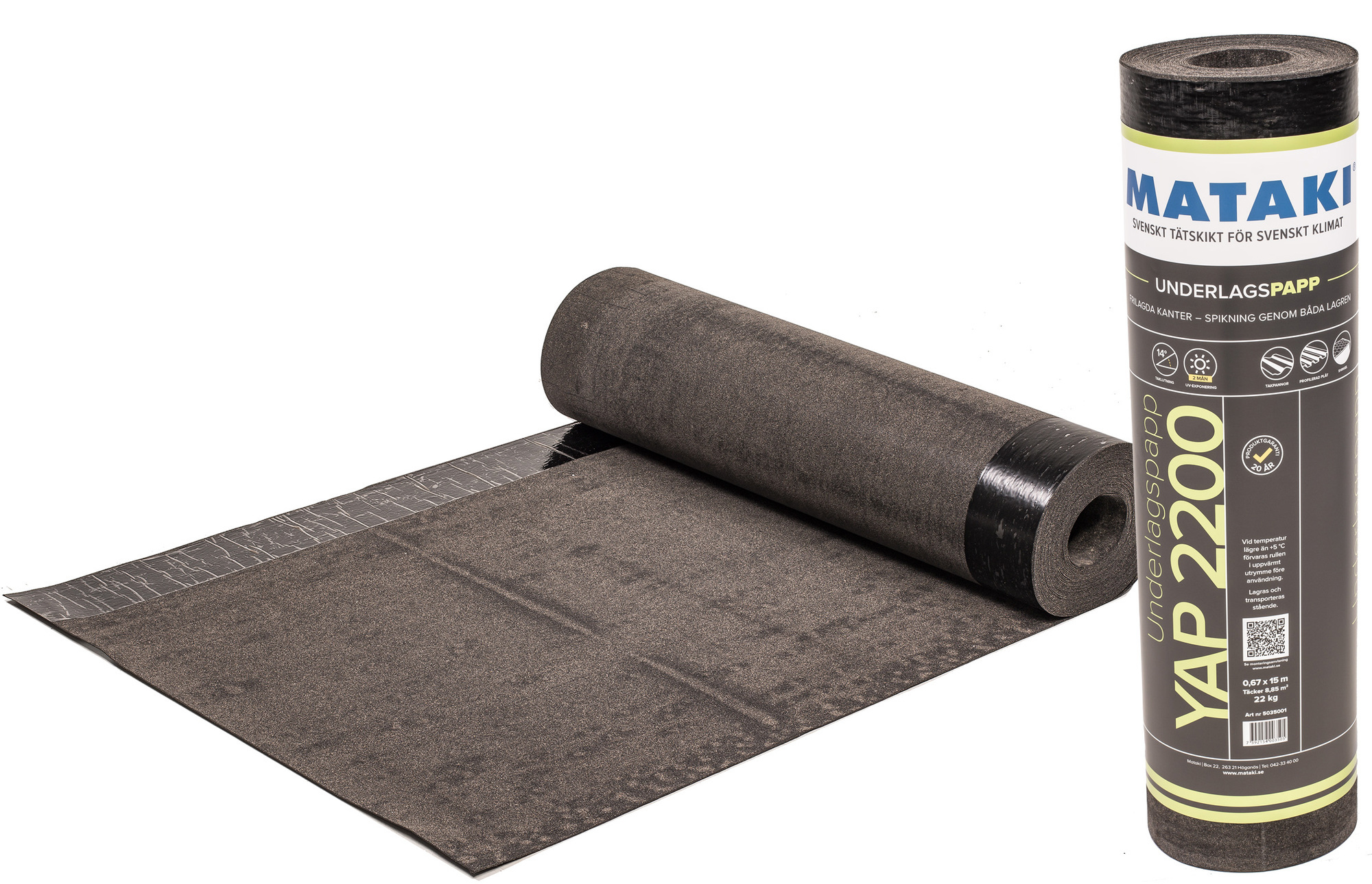 UNDERLAGSPAPP YAP 2200 15X0,67 M - 
