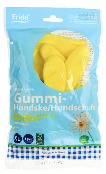GUMMIHANDSKE XL
