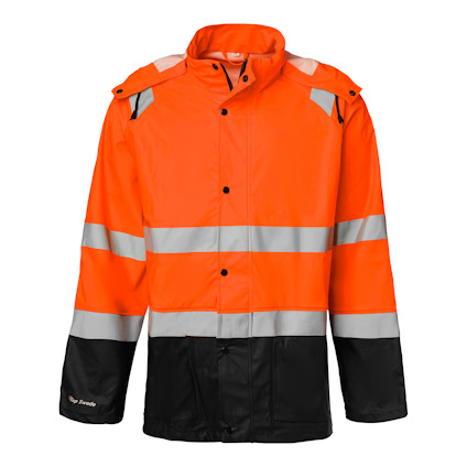 REGNJACKA 180 HI-VIS TOP SWEDEORANGE M
