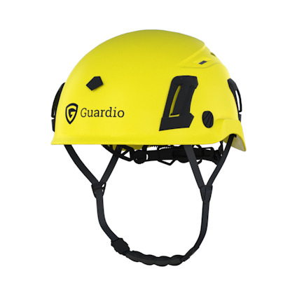 SKYDDSHJÄLM ARMET GUARDIO VARSEL BLAZING YELLOW 53-63 CM