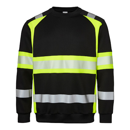 TRÖJA 602 TOP SWEDE SVART/VARSELGUL L