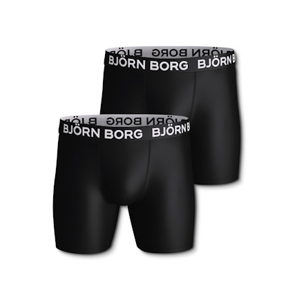 KALSONG BOXER 2-P BJÖRN BORG SVART XL
