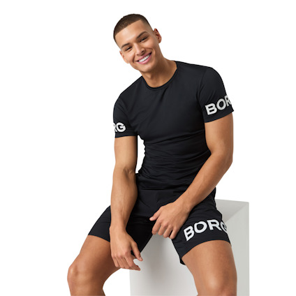 T-SHIRT BJÖRN BORG FUNKTIONELLSVART S
