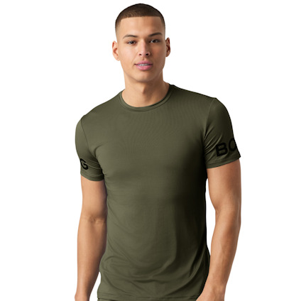 T-SHIRT BJÖRN BORG FUNKTIONELLKHAKIGRÖN L