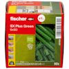 NYLONPLUGG SX PLUS 6X50 GREEN