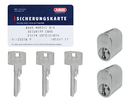 CYLINDER SSF 2-PACK SB KROM 3NY