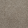 Beige, strukturerat textilgolv med tät lugg.