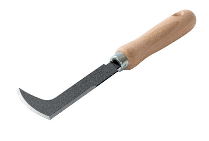 PLATTRENSJÄRN TRÄHANDTAG