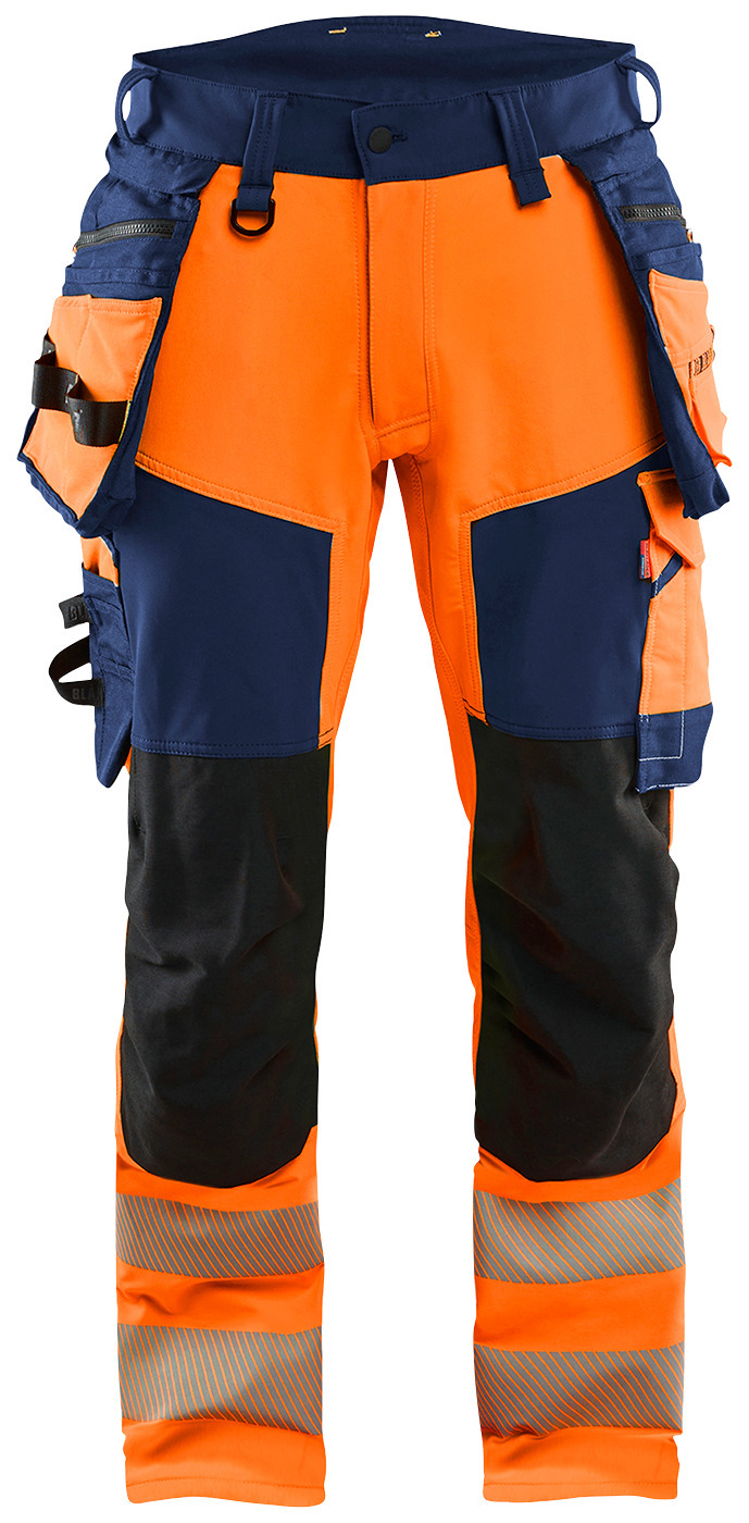 BYXA 11221648 BLÅKLÄDER ORANGE/MARINBLÅ - Blåkläder