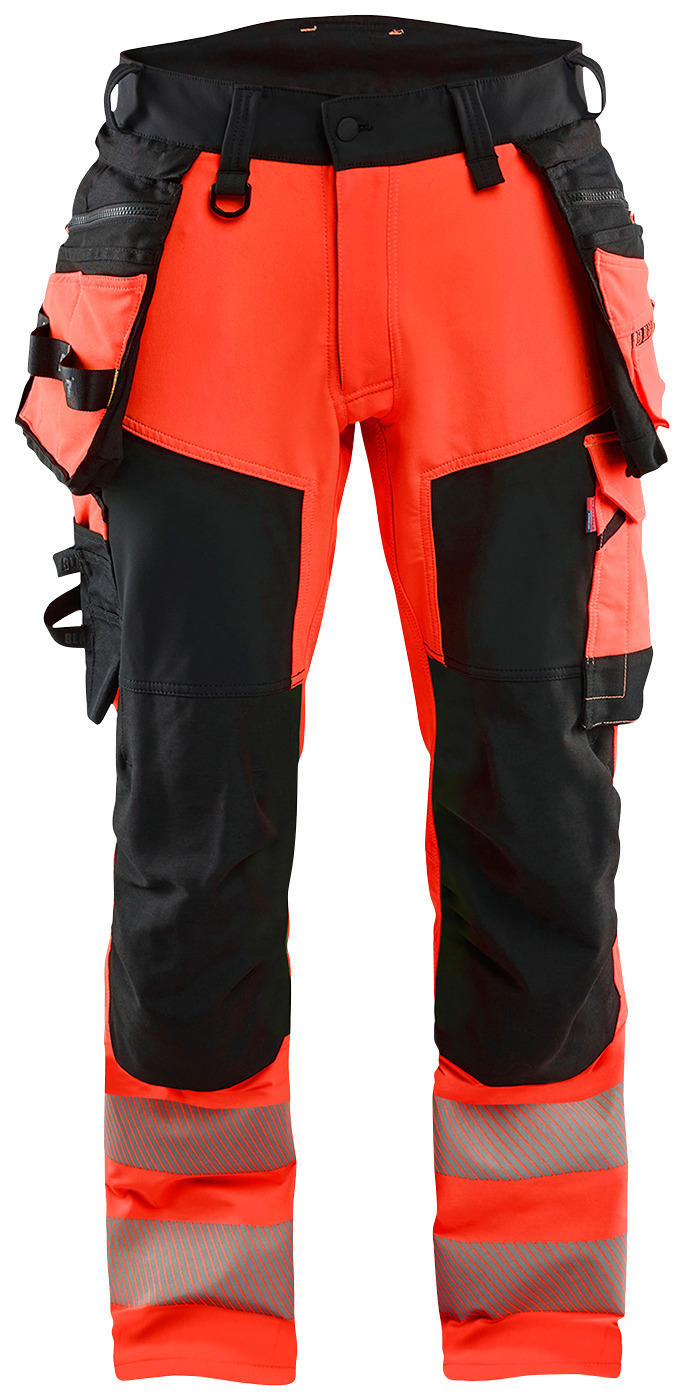 BYXA 11221648 BLÅKLÄDER RÖD/SVART - Blåkläder