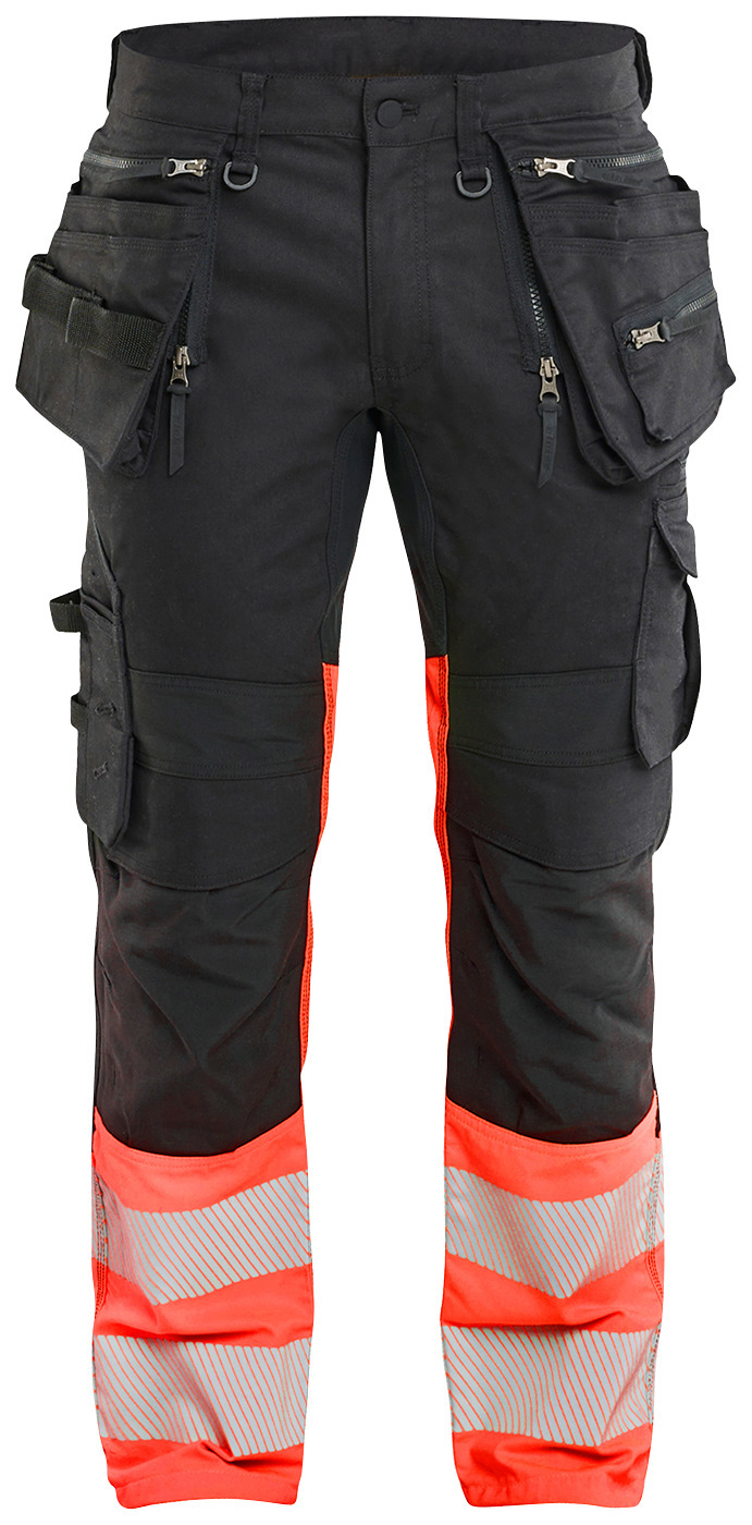 BYXA 11301149 BLÅKLÄDER SVART/RÖD - Blåkläder