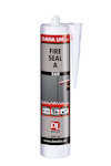 Vit tub med etikett "DANA LIM A/S FIRE SEAL A 560" och en bild på tätning. Innehåller 300 ml produkt.