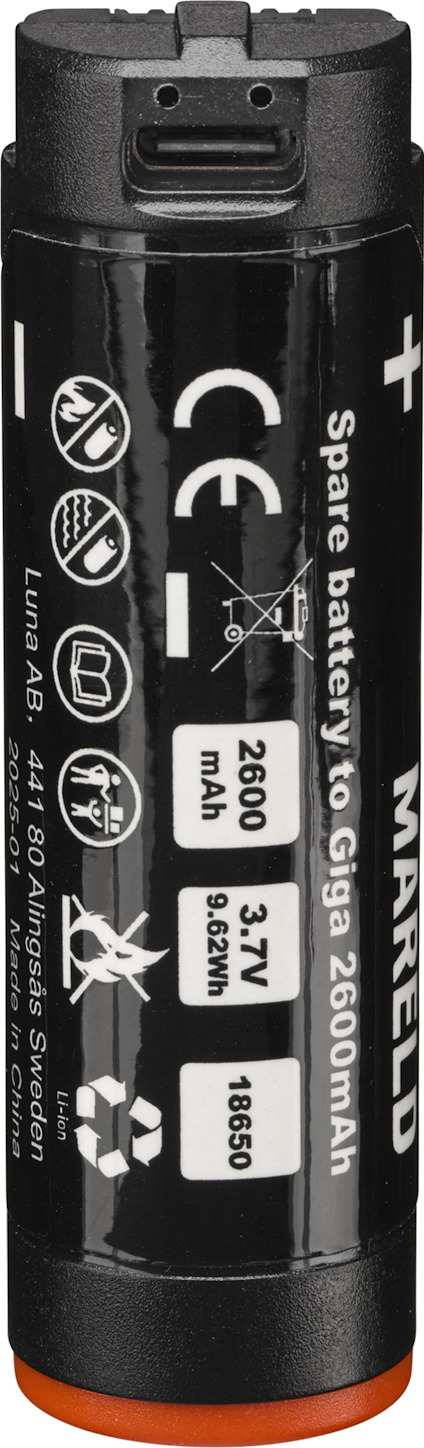 BATTERI MARELD 3,7 V 2600 MAH LI-ION GIGA