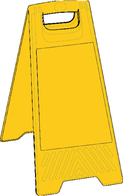 GOLVSKYLT UTAN TEXT OCH SYMBOL