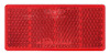 REFLEX REKTANGULÄR 69X31,5 RÖD2-P