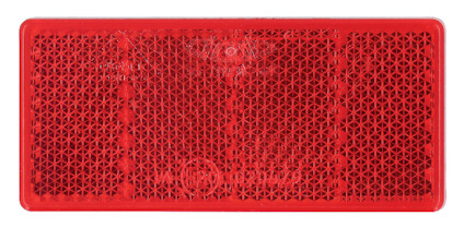 REFLEX REKTANGULÄR 69X31,5 RÖD2-P