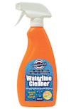 Orange sprayflaska med etiketten "Sharkbite Waterline Cleaner 500 ml".