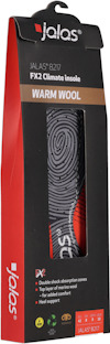 Inläggssula Jalas FX2 Climate Insole Warm Wool i förpackning.