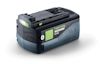 Uppladdningsbart batteripaket med Festool-logotyp, svart och grönt med text "18 V" och "AIRSTREAM".