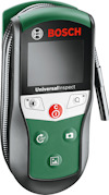 Mätinstrument med Bosch-logotypen, skärm och knappar; modell: UniversalInspect.