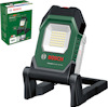 Arbetslampa Bosch UniversalWork 18V-LI med originalförpackning i bakgrunden.