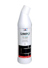 Vit flaska med etiketten "SIMPLY FUG RENS FOG RENT" och en röd logo, texten ”Quality in every drop”.