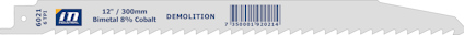TIGERBLAD DEMOLITION 300 MM 1.6 MM TPI 6