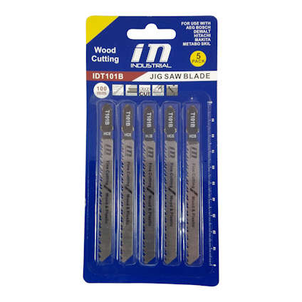 STICKSÅGSBLAD TRÄ FINTANDAT 100 MM TPI 10