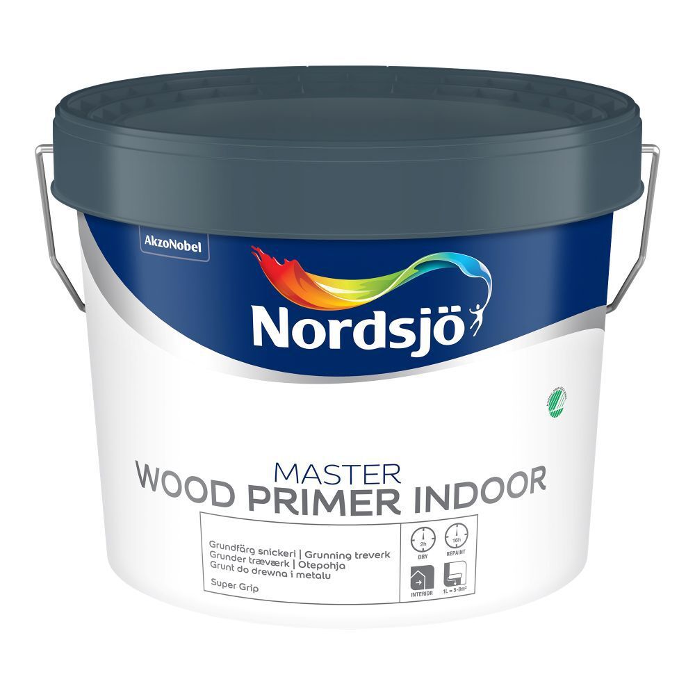 GRUNDFÄRG MASTER WOOD PRIMER NORDSJÖ INOMHUS 2,5L - Nordsjö