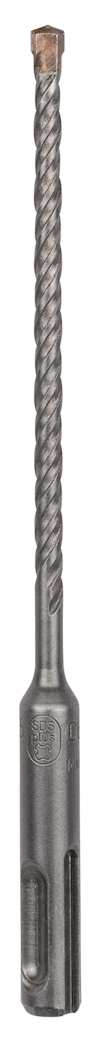 Borr med spiralformade skär och metallfäste, mot vit bakgrund.