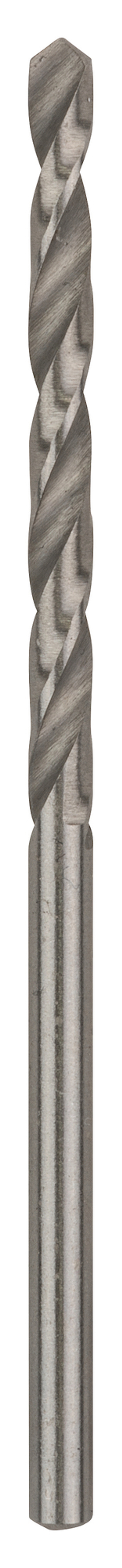 Metallborr med spiralformat skär och cylindriskt skaft.