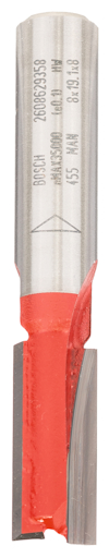 Metallskärverktyg med rödmålad nedre del och ingraverad text på skaftet.