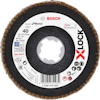 Slipskiva med Bosch-logga och X-LOCK-märkning. Text: "expert Metal, 115x22,23mm, 40 grit, EN 13743".
