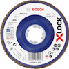 Sliprondell med Bosch och X-LOCK logotyper, märkning 40, 125 x 22,23 mm, Expert for Metal X551, EN 13743.