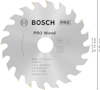 Cirkelklinga för trä, Bosch PRO Wood, diameter 85 mm, tjocklek 1 mm, max 18000 rpm, tillverkad i Kina.