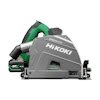 Sänksåg med grön och grå design, märkt "Hikoki" och "Brushless", synlig batterienhet.