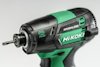 Grön och svart Hikoki skruvdragare med texten "BRUSHLESS" och "OIL PULSE" på sidan.