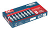Förpackning med åtta AAA-batterier, 1.5V, märkt Ansmann.