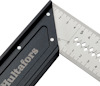 Vinkelhake med metallblad, Hultafors-logotyp, centimeter- och millimeterskala.