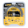 Förpackning med DeWalt cirkelsågklinga 165mm, 42 tänder, XR Extreme Runtime, förlängt snitt.