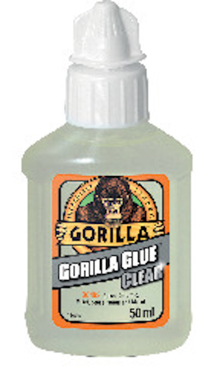 Flaska med Gorilla Glue Clear, 50 ml.