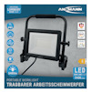 Ansmann bärbar arbetsstrålkastare, 50W LED, IP65, 5400lm, energiklass E, 5000K, 1.8m kabel, 10 års garanti.
